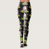 イースターレギンスバニー卵ヨガパンツ女子 レギンス (裏面)