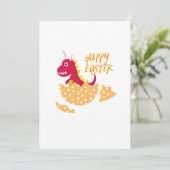 イースターレックスのためのTのおもしろい復活祭の卵の贈り物 シーズンカード (スタンド正面)