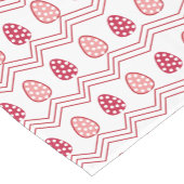 イースターレッドピンクイースターエッグイースター ショートテーブルランナー (コーナー)