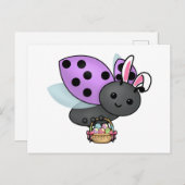 イースターレディバグ ポストカード (正面/裏面)