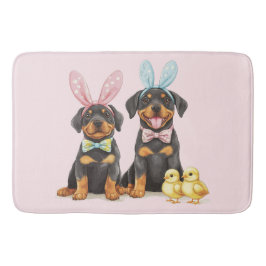 イースターロットワイラードッグズバニー耳 バスマット