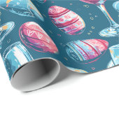 イースターワイン愛好家 ラッピングペーパー (ロールコーナー)