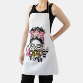 イースターワンホッピーのママめちゃくちゃパン母バニーヒョウ エプロン (インサイチュ)