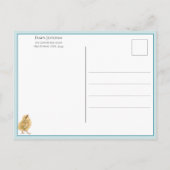 イースターヴィンテージの可愛い雛 ポストカード (裏面)