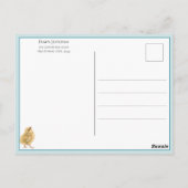 イースターヴィンテージの可愛い雛 ポストカード (裏面)