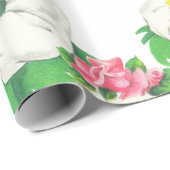 イースターヴィンテージガールとイースターシック大プリント ラッピングペーパー (ロールコーナー)