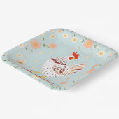 イースターヴィンテージチキンホリデーコレクション ペーパープレート (傾斜あり)