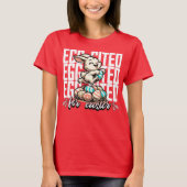 イースターヴィンテージハッピーバニー Tシャツ (正面)