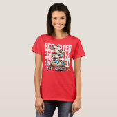イースターヴィンテージハッピーバニー Tシャツ (正面フル)