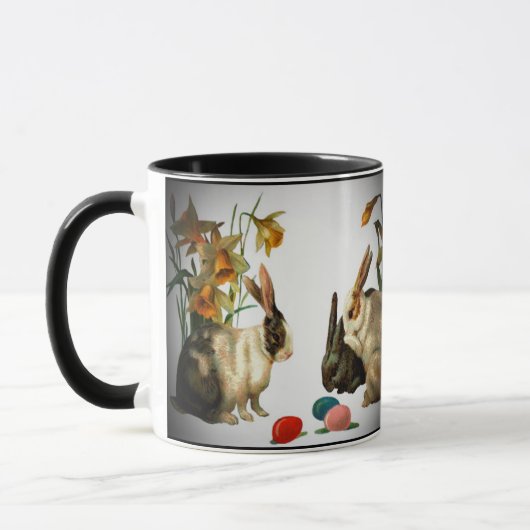イースターヴィンテージバンニーキャンディエッグを見て, ZSSG マグカップ (左)