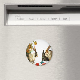 イースターヴィンテージバンニーキャンディエッグを見て， ZSSG マグネット