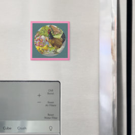 イースターヴィンテージヘンとチックス加工 マグネット