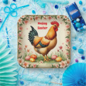 イースターヴィンテージホリデートレンディーイースターコレクション ペーパープレート (パーティー)