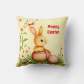 イースターヴィンテージラビットホリデーコレクション クッション (裏面)