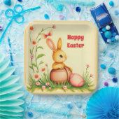 イースターヴィンテージラビットホリデーコレクション ペーパープレート (パーティー)