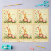 イースターヴィンテージラビットホリデーコレクション 薄葉紙 (クラフト)