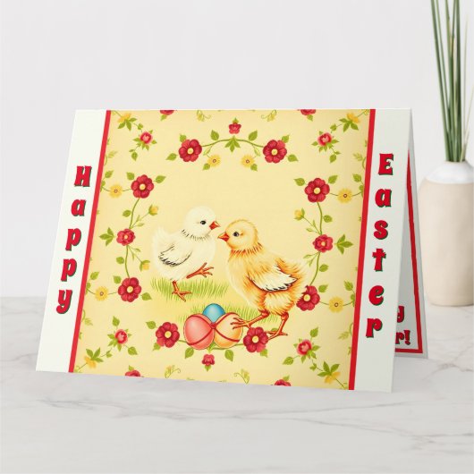 イースターヴィンテージリトルチキンホリデーコレクション カード (正面)