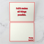 イースターヴィンテージリトルチキンホリデーコレクション カード (内部)