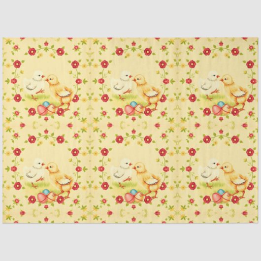 イースターヴィンテージリトルチキンホリデーコレクション 薄葉紙 (正面)
