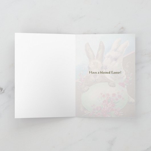 イースターヴィンテージ再生での挨拶 シーズンカード (内部)