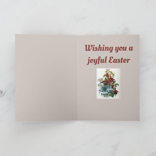 ~イースターヴィンテージ写真~ 2スイートバンニー~ シーズンカード (内部)