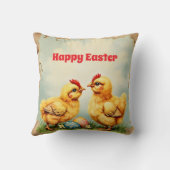 イースターヴィンテージ2リトルチキンホリデーコレクション クッション (裏面)