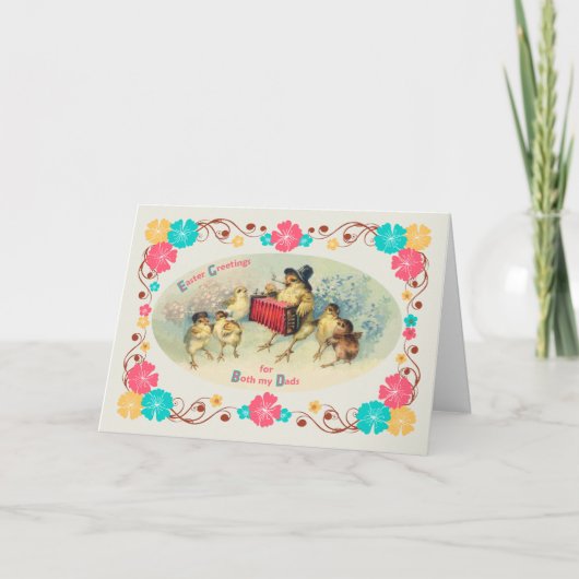 イースター両方のパパヴィンテージミュージカルチックス シーズンカード (正面)