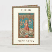 イースター伝統的宗教的恵み祈りの言葉 シーズンカード (正面)