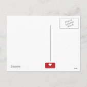 イースター写真のコラージュの郵便はがきのテンプレート|の青 シーズンポストカード (裏面)