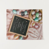 イースター出産発表 タペストリー (正面(横))