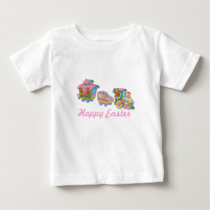 イースター列車、ハッピーイースター ベビーTシャツ