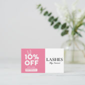 イースター割引コードスペシャル 名刺 (スタンド正面)