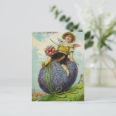 イースター卵のゴージャスなキューピッド シーズンポストカード (スタンド正面)