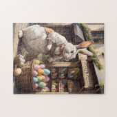イースター卵の古いファッションド市場 ジグソーパズル (横)