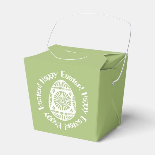 イースター卵の好意ボックス フェイバーボックス (正面サイド)