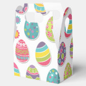 イースター卵をテーマにした親愛なる箱 |ゲーブルスタイル フェイバーボックス (オープン)