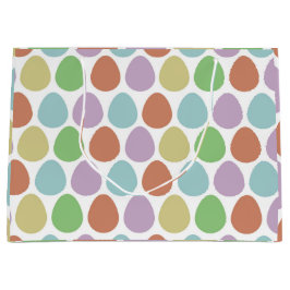 イースター卵をテーマにした ラージペーパーバッグ