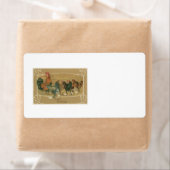 イースター卵を産むニワトリ ラベル (インサイチュ)