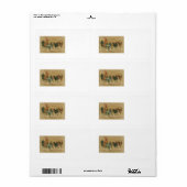 イースター卵を産むニワトリ ラベル (フルシート)