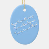 イースター卵オーナメントカスタムイースター卵の装飾 セラミックオーナメント (裏面)