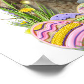 イースター卵クッキー – GoldenDoodle ポスター (角)