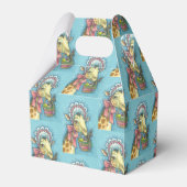 イースター卵バスケットキリン、切妻好意ボックスリピート フェイバーボックス (裏面サイド)