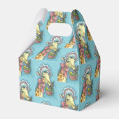 イースター卵バスケットキリン、切妻好意ボックスリピート フェイバーボックス (正面サイド)