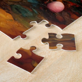 イースター卵バスケット付きペーターイースターバニー ジグソーパズル (側面)