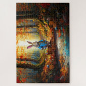 イースター卵バスケット付きペーターイースターバニー ジグソーパズル (縦)