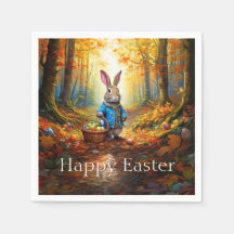 イースター卵バスケット付きペーターイースターバニー