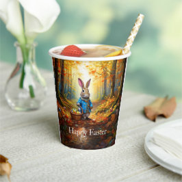 イースター卵バスケット付きペーターイースターバニー 紙コップ