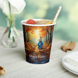 イースター卵バスケット付きペーターイースターバニー 紙コップ