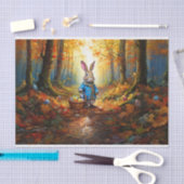 イースター卵バスケット付きペーターイースターバニー 薄葉紙 (クラフト)