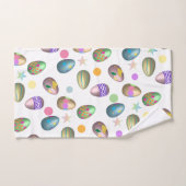 イースター卵パターン バスタオルセット (ハンドタオル)